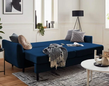 Canapé droit 3 places convertible Pet Friendly Nils - Best Mobilier