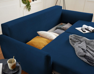 Canapé droit 3 places convertible Pet Friendly Nils - Best Mobilier