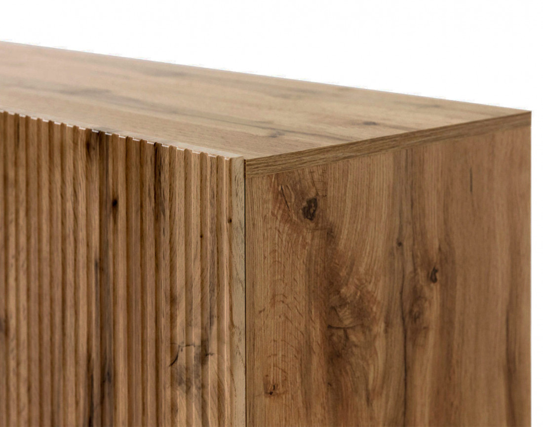 Come - buffet bas - bois - 4 portes 200 cm