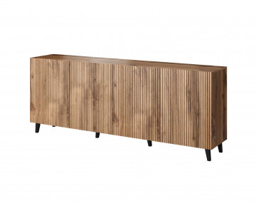 Come - buffet bas - bois - 4 portes 200 cm