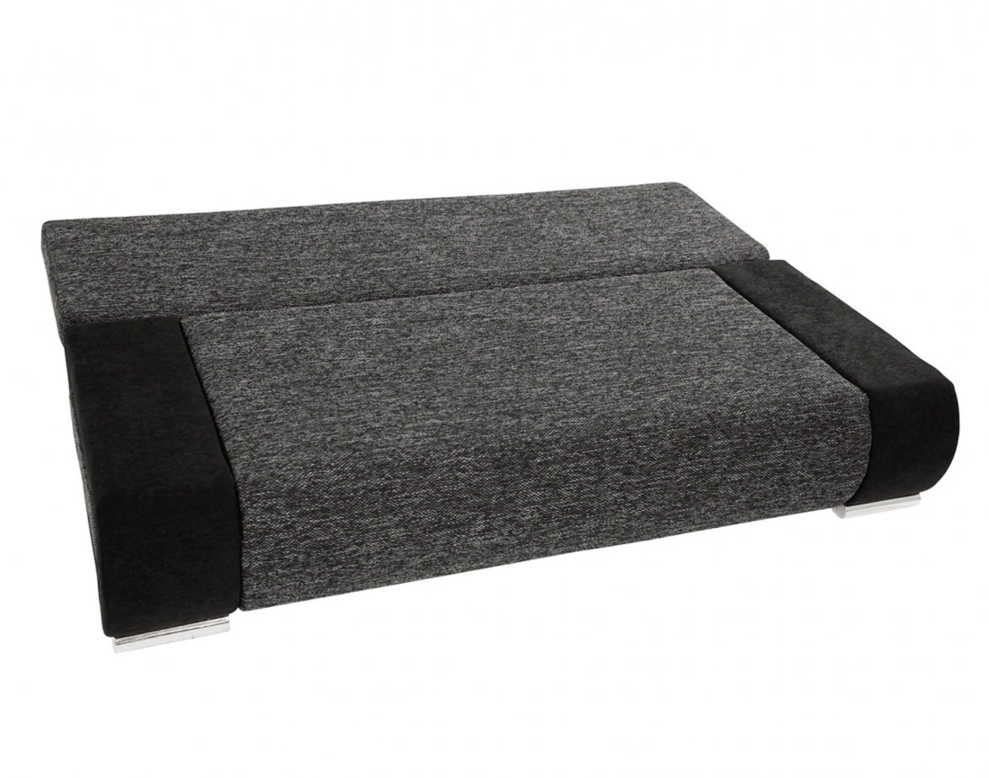 Elio – canapé droit convertible avec coffre style contemporain