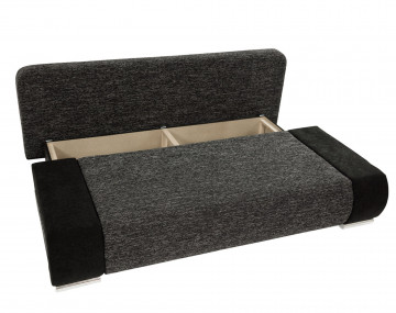 Elio – canapé droit convertible avec coffre style contemporain