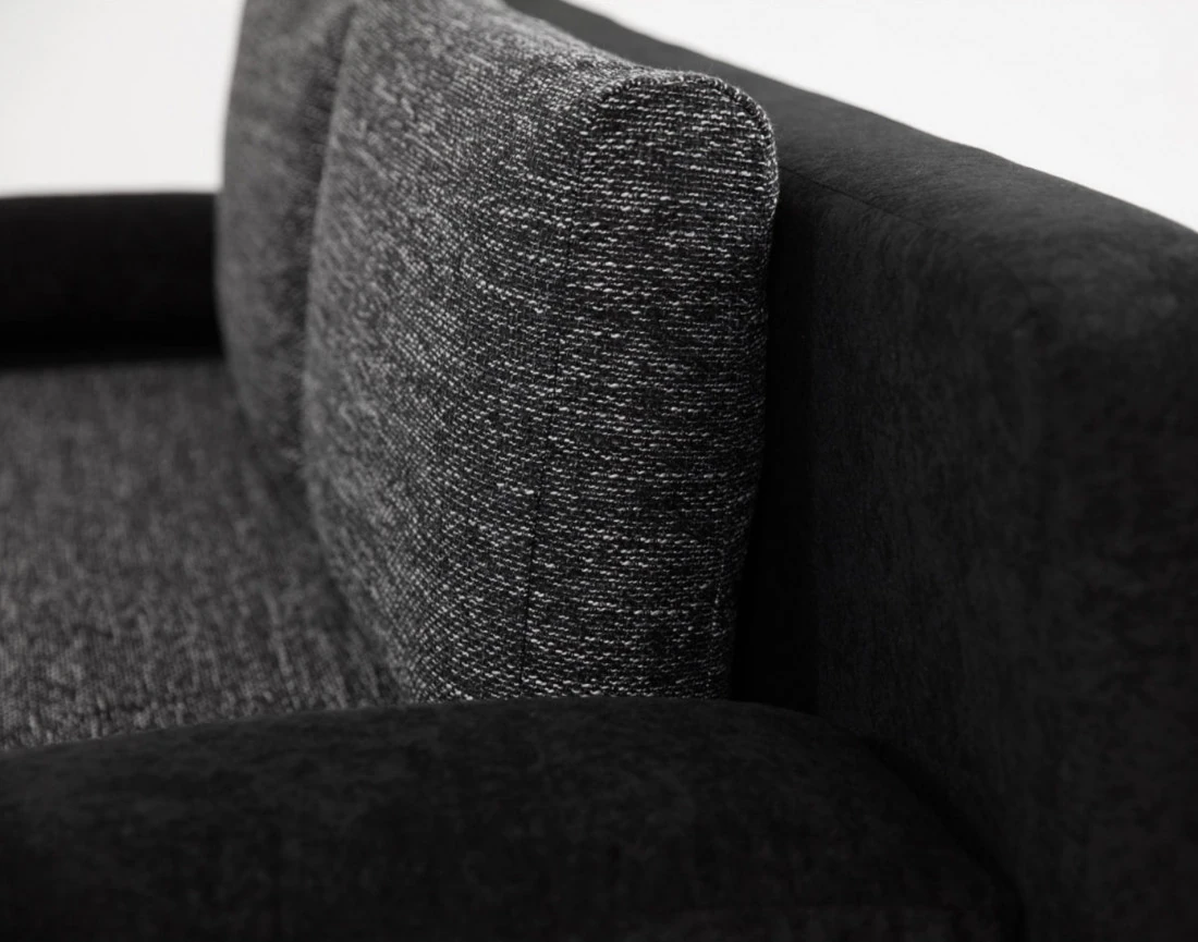 Elio – canapé droit convertible avec coffre style contemporain