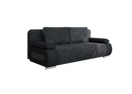 Elio – canapé droit convertible avec coffre style contemporain