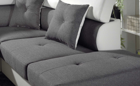 Lisbona - Canapé d'angle droit convertible - L 252 x P 190cm Lisbona - Canapé d'angle droit convertible - L 252 x P 190cm