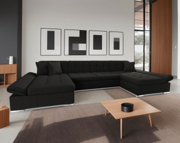 Ulys – canapé panoramique convertible avec coffres au style contemporain