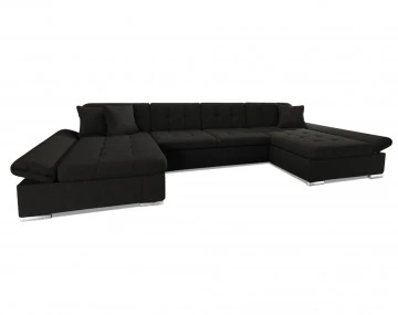 Ulys – canapé panoramique convertible avec coffres au style contemporain