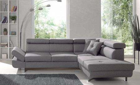 Lisbona - Canapé d'angle droit convertible - L 252 x P 190cm Lisbona - Canapé d'angle droit convertible - L 252 x P 190cm