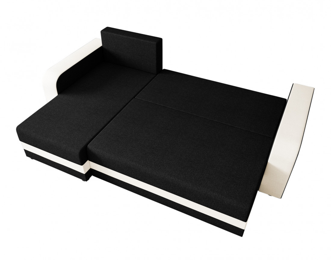 Harvey – canapé d’angle réversible convertible avec coffre 4 places en tissu style contemporain Harvey – canapé d’angle réversible convertible avec coffre 4 places en tissu style contemporain