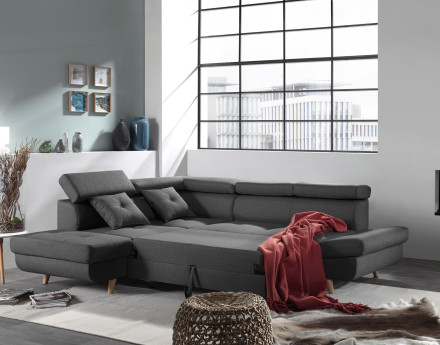 Canapé d'angle convertible...