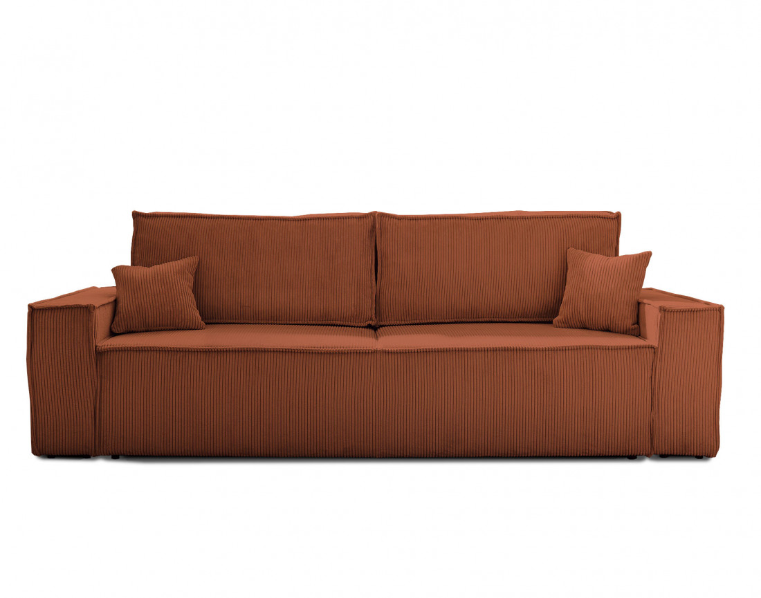 Canapé droit 3 places convertible Pet Friendly Dellia - Best Mobilier