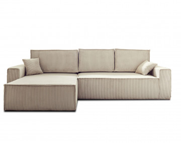 Canapé d'angle réversible 4 places convertible Dellia - Best Mobilier