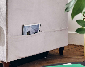 Canapé panoramique en U 7 places adapté aux animaux Anna - Best Mobilier
