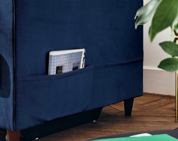 Canapé droit 3 places convertible Pet Friendly Anna - Best Mobilier