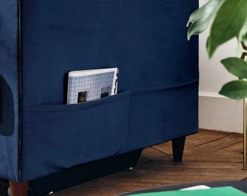 Canapé droit 3 places convertible Pet Friendly Anna - Best Mobilier
