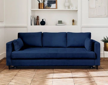 Canapé droit 3 places convertible Pet Friendly Anna - Best Mobilier