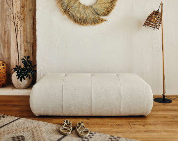 Pouf modulable - en tissus...
