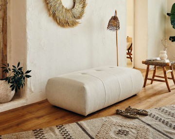 Pouf modulable - en tissus...