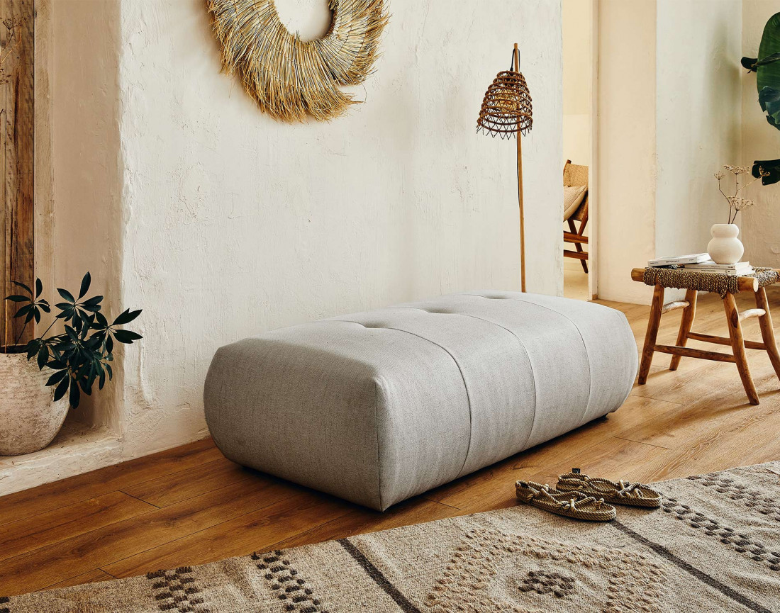 Pouf modulable - en tissus - Onyx