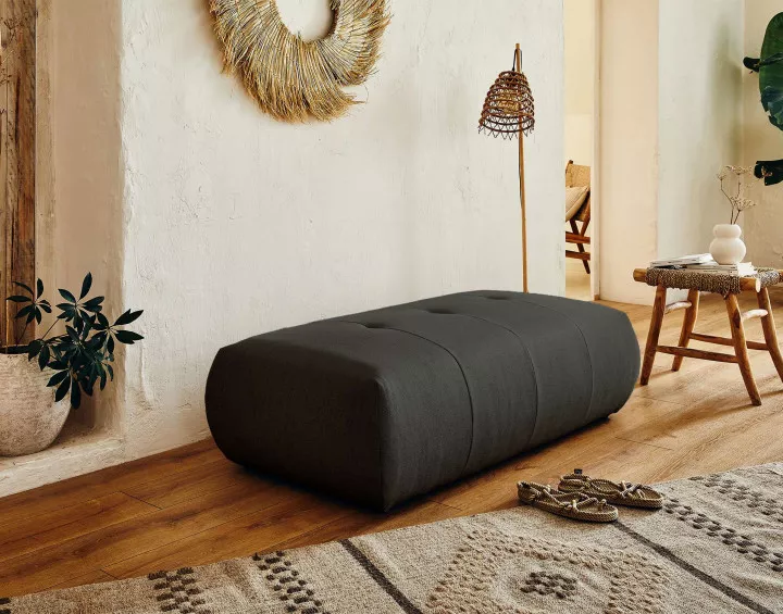 Pouf modulable - en tissus - Onyx