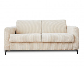 Canapé OWEN 3 places convertible express quotidien en velours côtelé | Best Mobilier