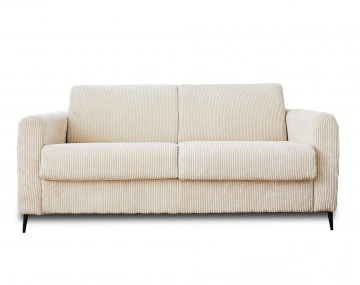 Canapé OWEN 3 places convertible express quotidien en velours côtelé | Best Mobilier