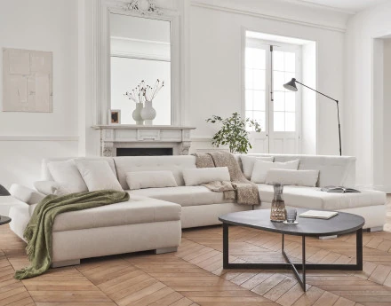 Canapé panoramique d'angle...