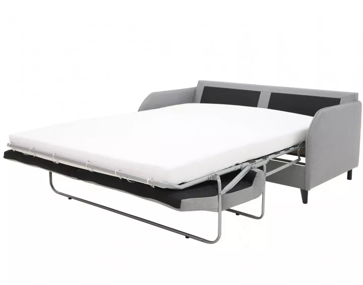 canapé 3 places convertible - couchage quotidien matelas 11 cm - en tissu - Cosmos