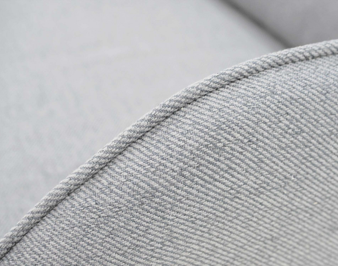 canapé 3 places convertible - couchage quotidien matelas 11 cm - en tissu - Cosmos