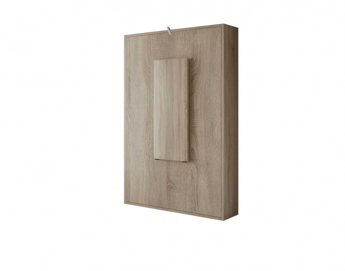 Table murale rabattable avec rangements - 4 personnes - Mondrian