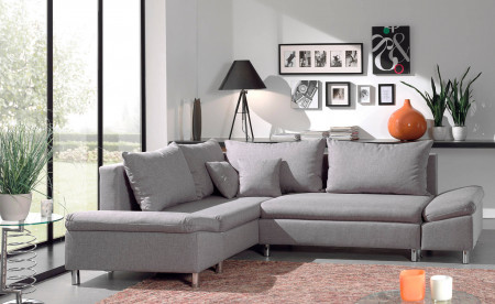 Jade - Canapé d'angle gauche convertible avec rangement - 258x196x85cm Jade - Canapé d'angle gauche convertible avec rangement - 258x196x85cm