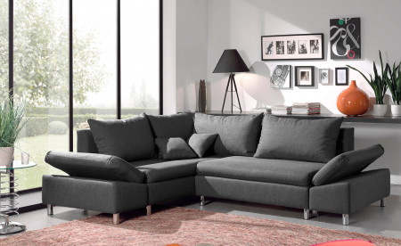 Jade - Canapé d'angle gauche convertible avec rangement - 258x196x85cm Jade - Canapé d'angle gauche convertible avec rangement - 258x196x85cm