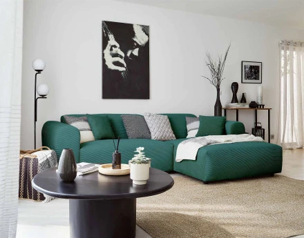 Canapé d'angle droit 4...