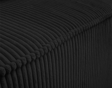 Module d'assise sans accoudoirs en velours côtelé Colombine