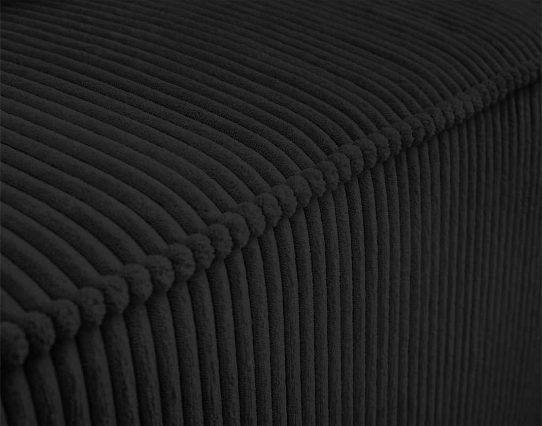 Module d'assise d'angle réversible en velours côtelé Colombine Module d'assise d'angle réversible en velours côtelé Colombine