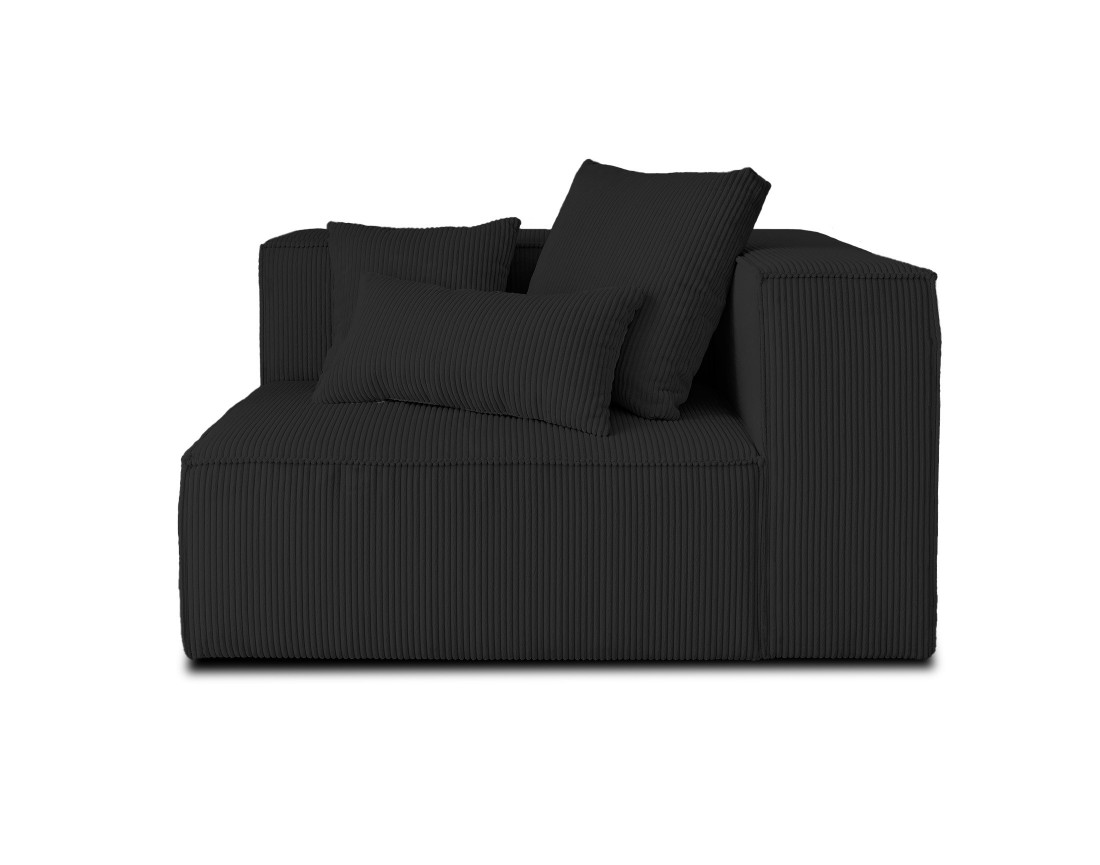 Module d'assise droit en velours côtelé Colombine Module d'assise droit en velours côtelé Colombine