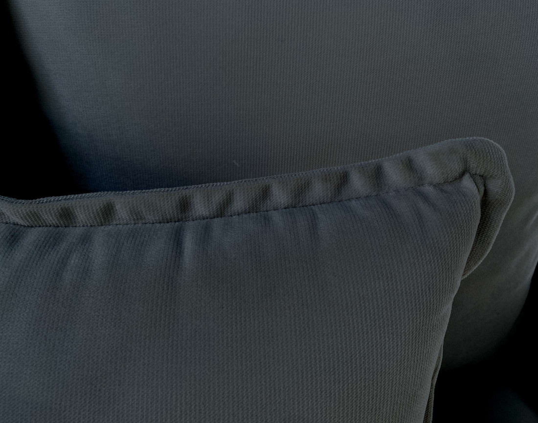 Canapé 3 places convertible avec coffre en velours Apia