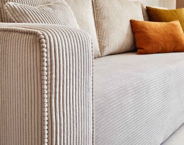 Canapé droit 3 places convertible Pet Friendly Topaze - Best Mobilier