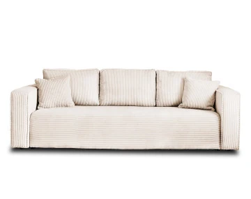 Canapé droit 3 places convertible Pet Friendly Topaze - Best Mobilier