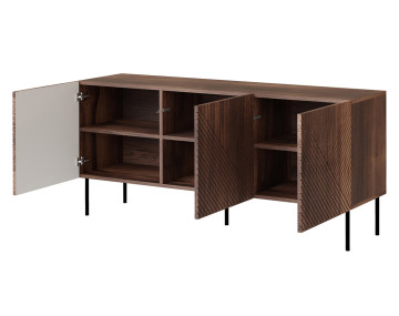Buffet bas bois 3 portes 150 cm Salvador