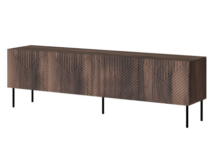 Meuble TV bois 4 portes 191 cm Salvador