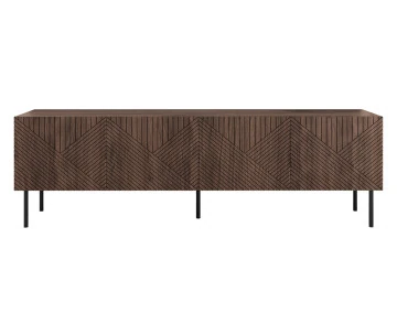Meuble TV bois 4 portes 191 cm Salvador