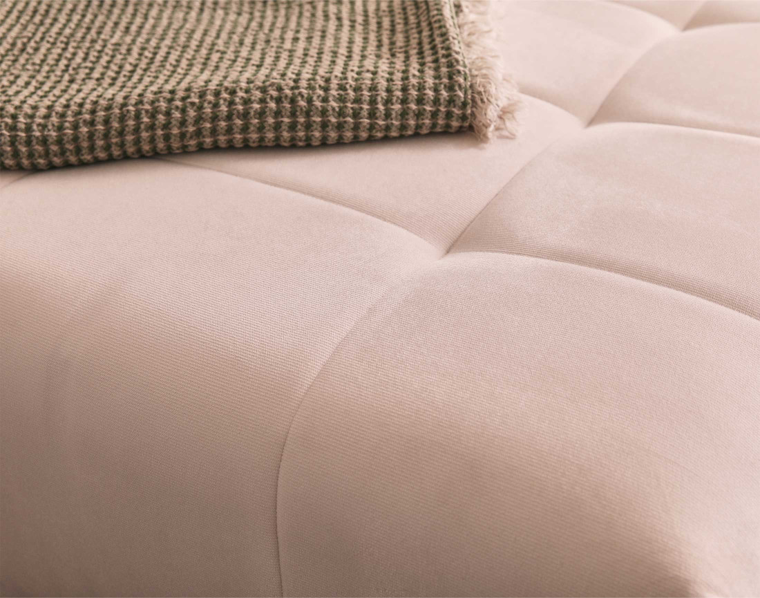 Canapé d'angle en velours - Petra - réversible convertible avec coffre - 4 places - en velours