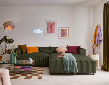 Canapé d'angle droit 4...