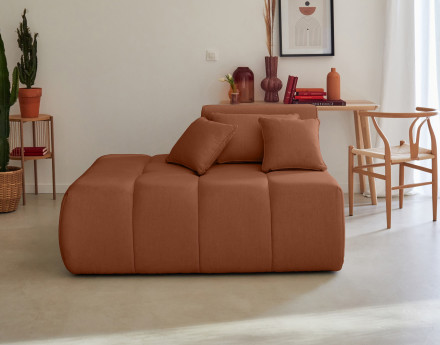 Module d'assise gauche en tissu Caracas