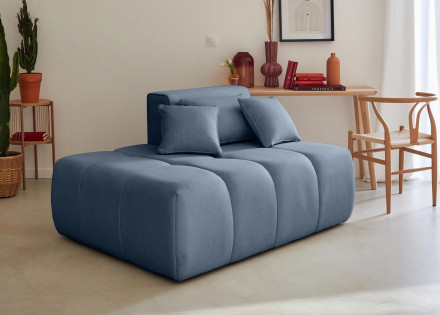 Module d'assise gauche en tissu Caracas