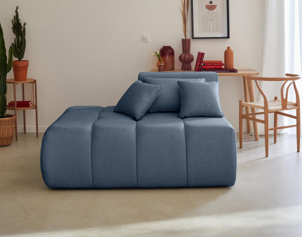 Module d'assise gauche en tissu Caracas