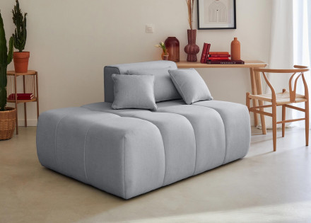 Module d'assise gauche en tissu Caracas