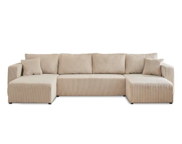 Canapé panoramique en U 7 places convertible Topaze - Best Mobilier