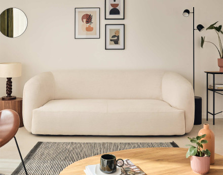 Canapé 3 places en velours...